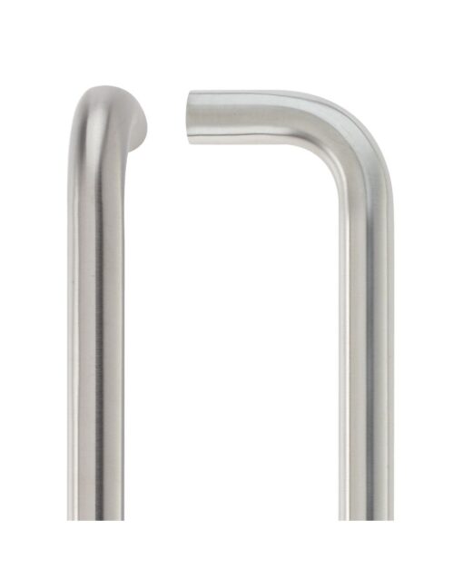 19mm D Pull Handle - 425mm Centers - Grade 304 - Bolt Through Fixings