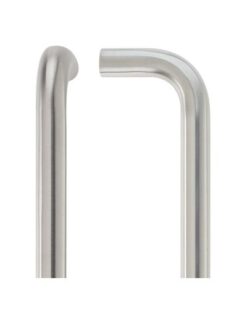 19mm D Pull Handle - 300mm Centers - Grade 316 - Bolt Through Fixings