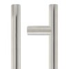 19mm Guardsman Pull Handle - 600mm Centers - Grade 304 - Bolt though Fixings