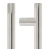 22mm Guardsman Pull Handle - 425mm Centers - Grade 304 - Bolt Through Fixings