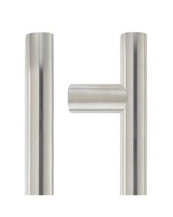 22mm Guardsman Pull Handle - 425mm Centers - Grade 304 - Bolt Through Fixings