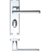Leon lever on bathroom backplate