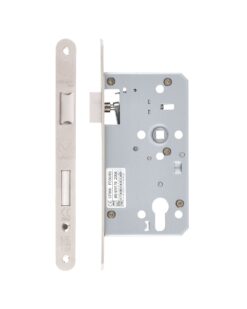 Din escape lock - 72mm c/c - backset 60mm - radius