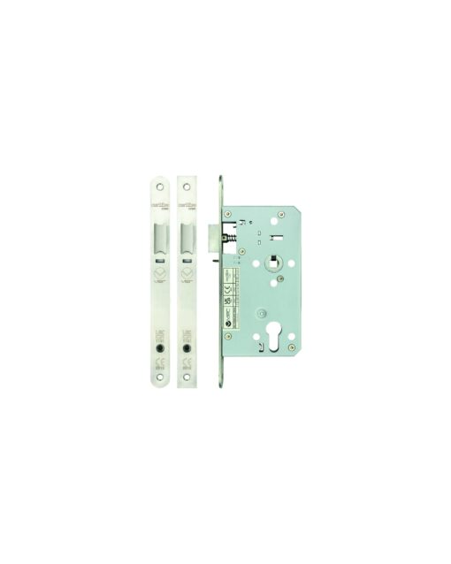 Din night latch - 72mm c/c - backset 60mm - radius