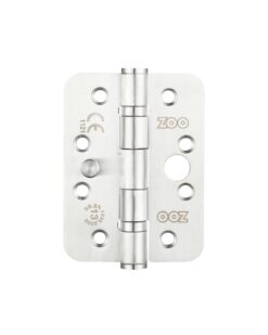 Stainless Steel Dog Bolt Door Hinge Radius 4"x3"x3mm