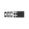 1mm Universal Tubular Latch Intumescent to suit 4" and 5" Tubular Latches
