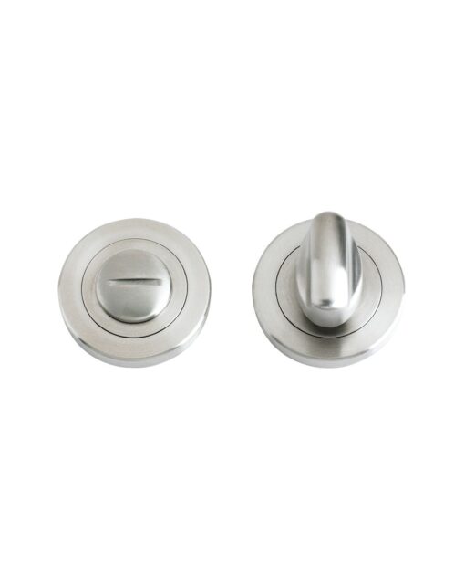 Turn and Release complete with escutcheons and 5mm spindle 50mm dia