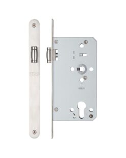 Roller din latch - backset 60mm - radius