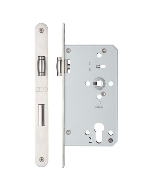 Roller din euro sashlock - 72mm c/c - backset 60mm - radius