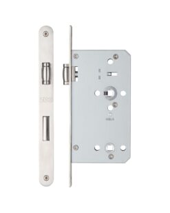 Roller din bathroom - 78mm c/c - backset 60mm - radius