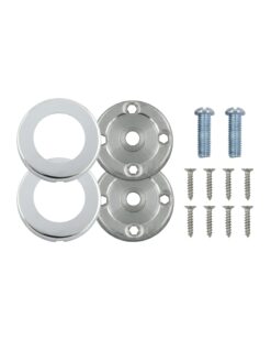 Rose Pack - 2 x Push on Roses - Suitable for SS304 19mm, 22mm and 30mm - Polished