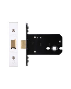 Flat latch - 102mm C/W PVD Forend and Strike
