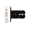 Flat Dead lock - 102mm C/W PVD Forend and Strike
