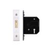 3 Lever Replacement Dead Lock - 64mm c/w Stainless Steel Forend and Strike - Keyed Alike
