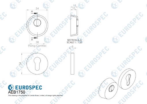 2 Star Security Escutcheon - Image 2