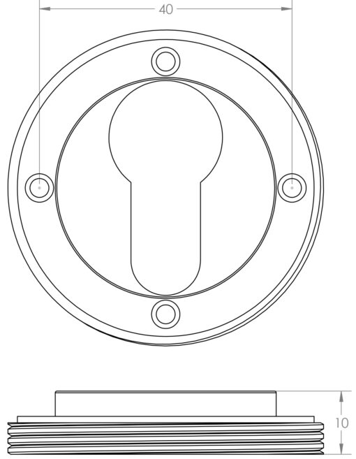 Burlington Euro Profile Escutcheons - Image 2