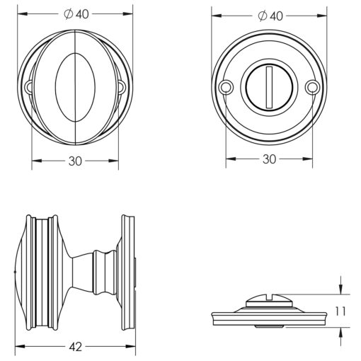 Burlington 40mm Turn & Release - Image 2
