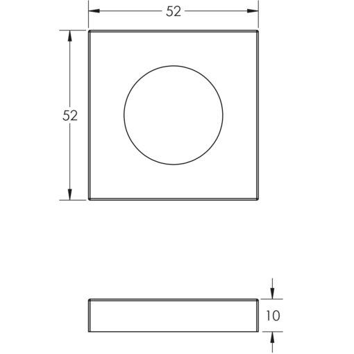 Burlington Square Plain Outer Rose - Image 2