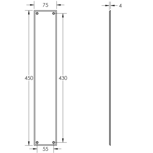 Burlington Finger Plate - Image 2