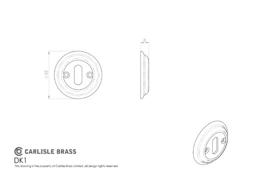 Delamain Euro Profile Escutcheon - Image 3