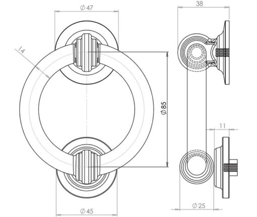 Jedo Ring Door Knockers - Image 2