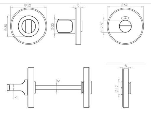 Stainless Steel Standard Turns & Releases with Indicator Grade 201 - Image 2