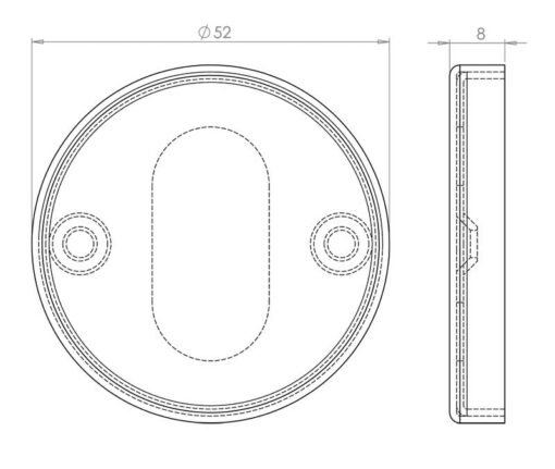 Stainless Steel Blank Escutcheons Grade 201 - Image 2