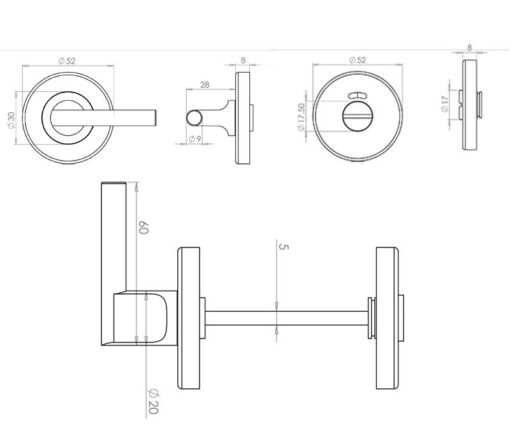 Stainless Steel Easy Turns & Releases with Indicator Grade 201 - Image 2