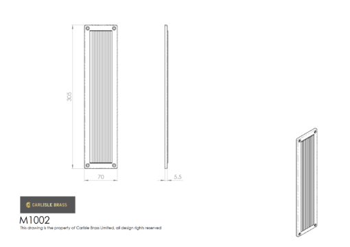 Queen Anne Finger Plate - Image 2