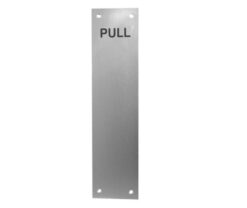 Jedo Engraved Fingerplates "Pull"