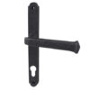 Antique Narrow Plate locksets 92mm Centres